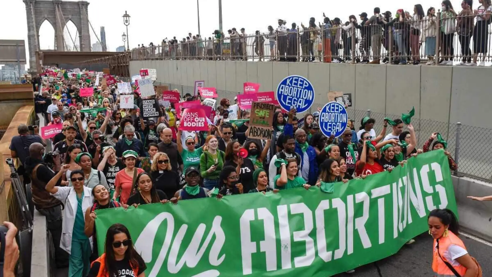 Marcha a favor del aborto en Nueva York